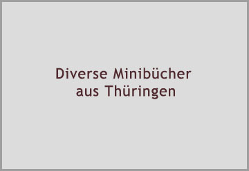 Diverse Minibücher aus Thüringen